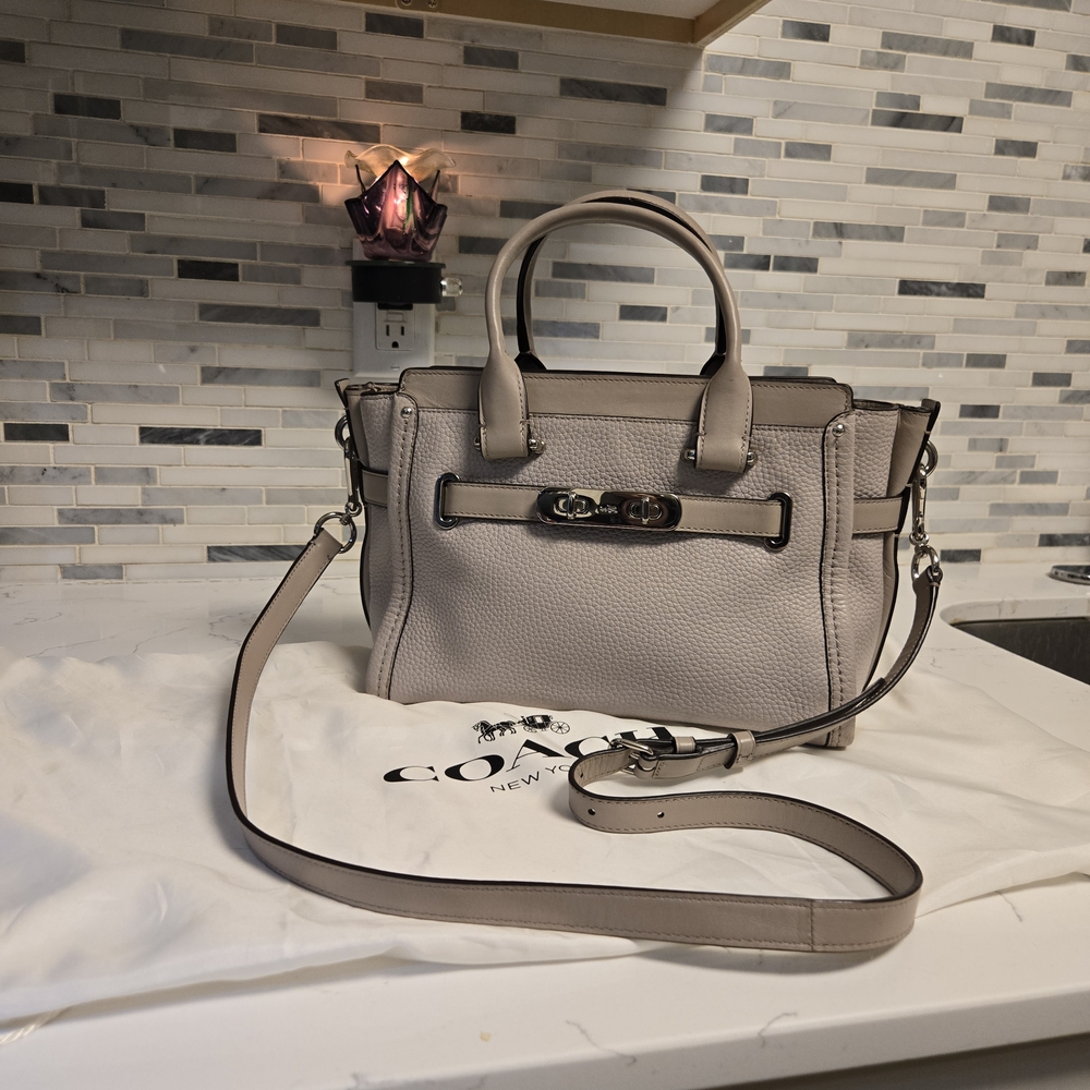 Coach Black Leather Handbag